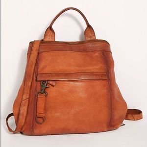Free People Joey Distressed Convertible Backpack